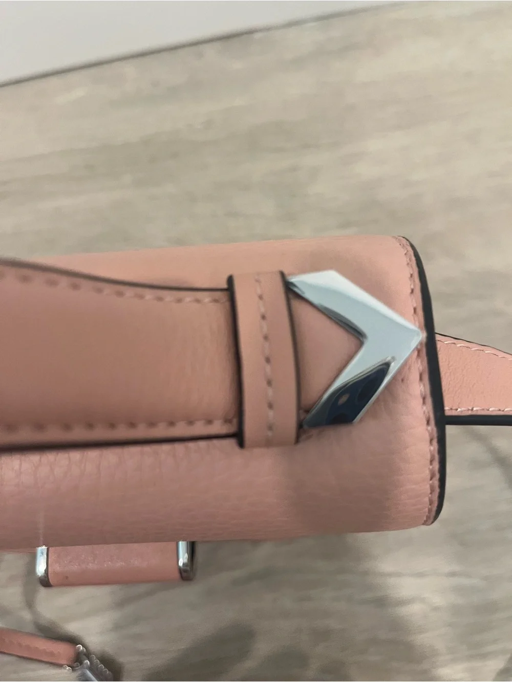 Mackage Rose Pebble Leather Arrow Satchel Crossbody Bag